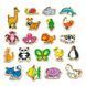 Набір магнітів Viga Toys Звірята 20 шт. (58923) 58923 фото 1