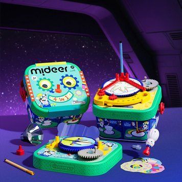 Набір для досліджень Mideer Світло та візуальні ефекти STEM 4в1  MD1662 фото