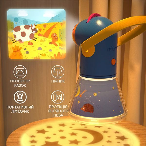 Проектор-нічник Mideer Kids Storybook Torch 12 в 1 CT026 фото