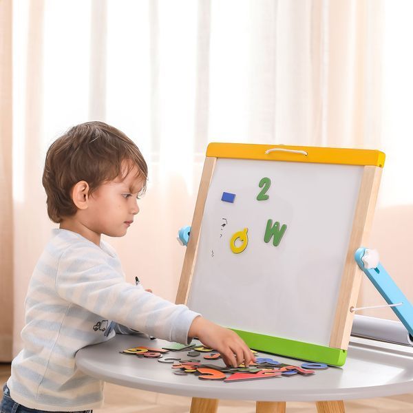 Дошка магнітно-маркерна Viga Toys на підставці (44545) 44545 фото
